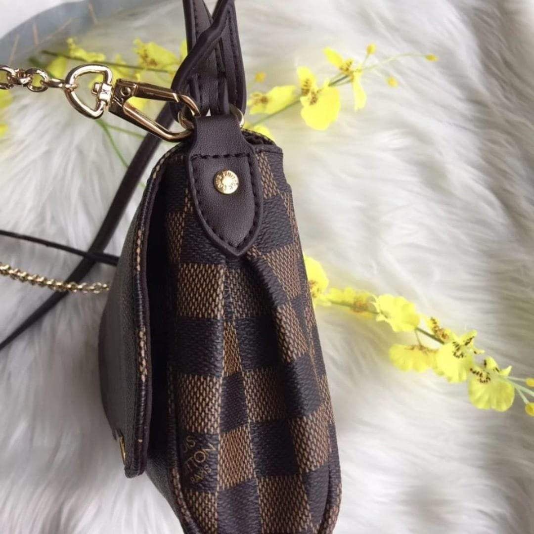 Louis Vuitton Shelton Grid Shoulder Bag(With Box)