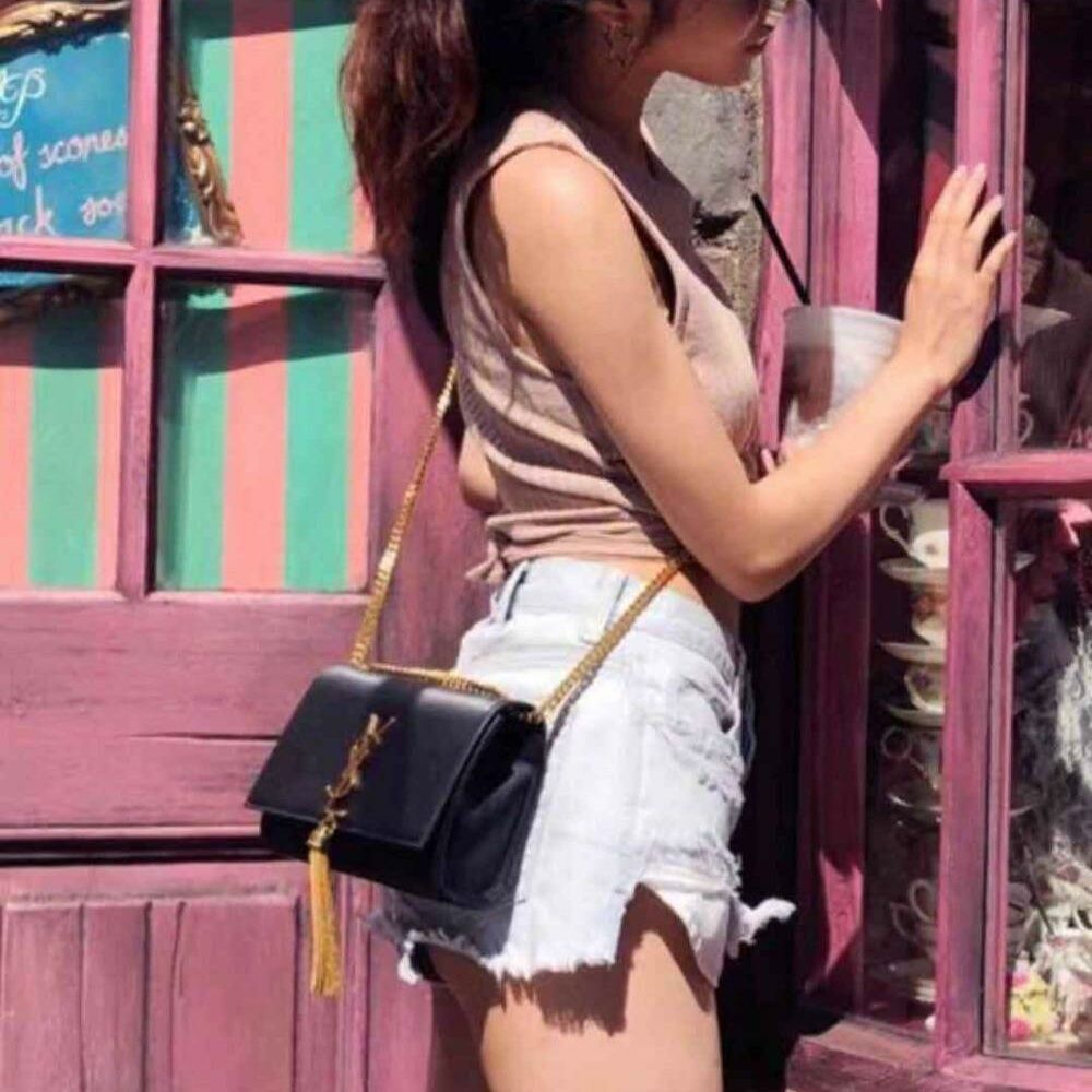 YSL Kate Small Tassel Chain Sling Bag (With Box)