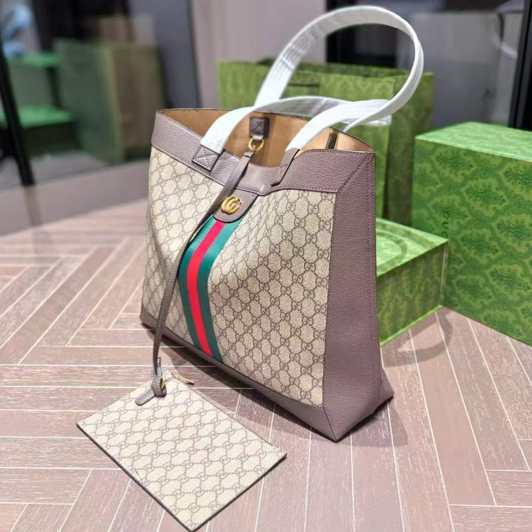 Gucci Ophidia GG Supreme Large Tote Bag