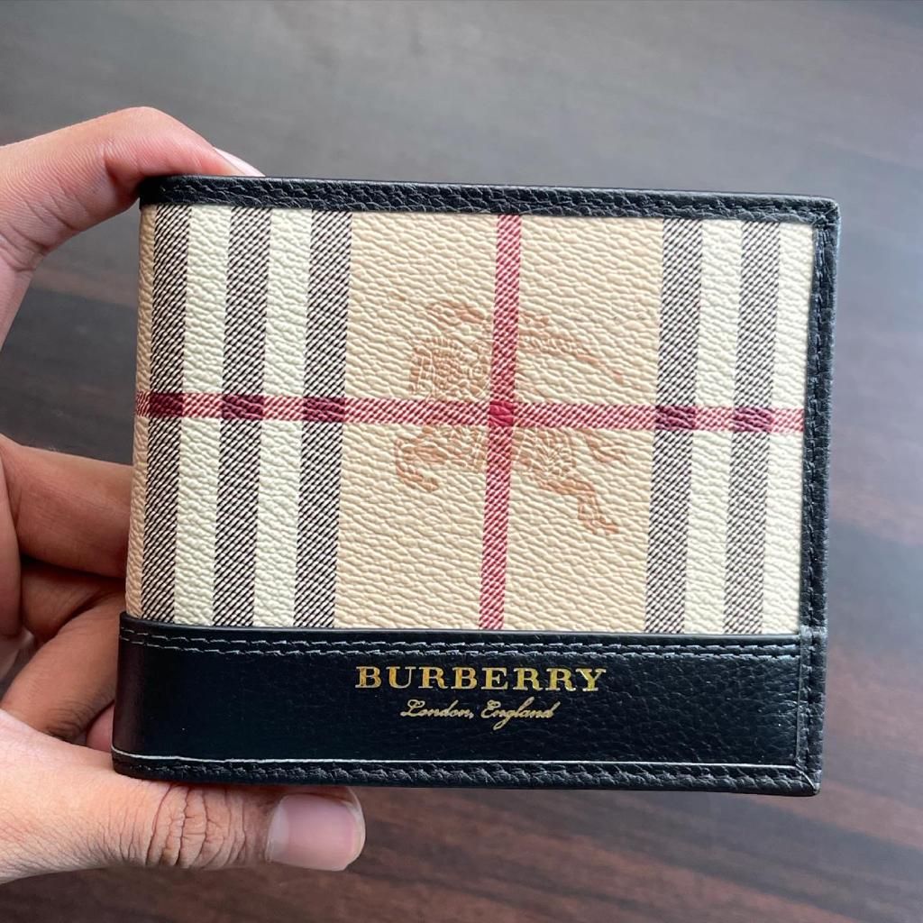 Burberry Iconic Print Leather Men’s Wallet