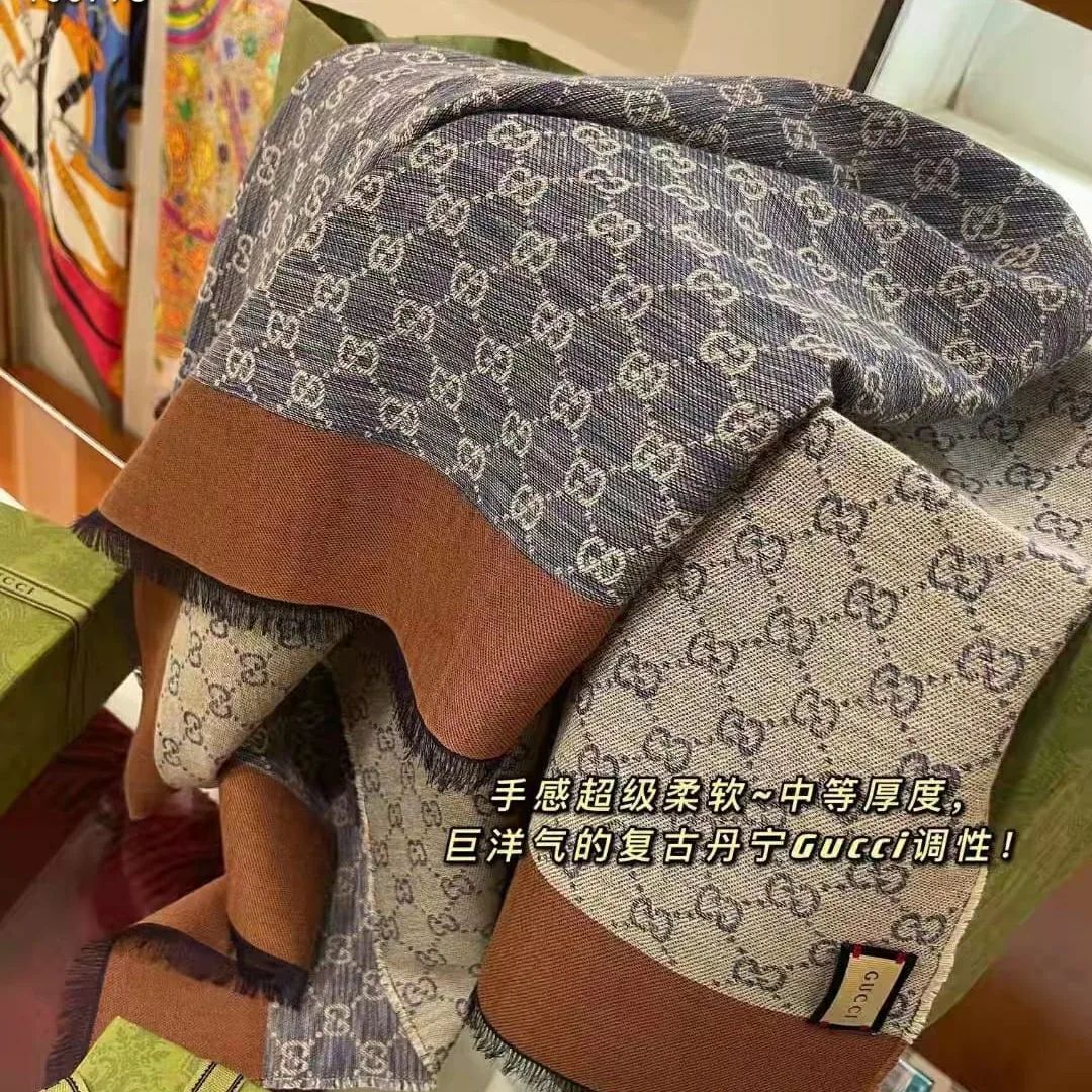 Gucci Denim Premium Quality Semi Woolen Stole