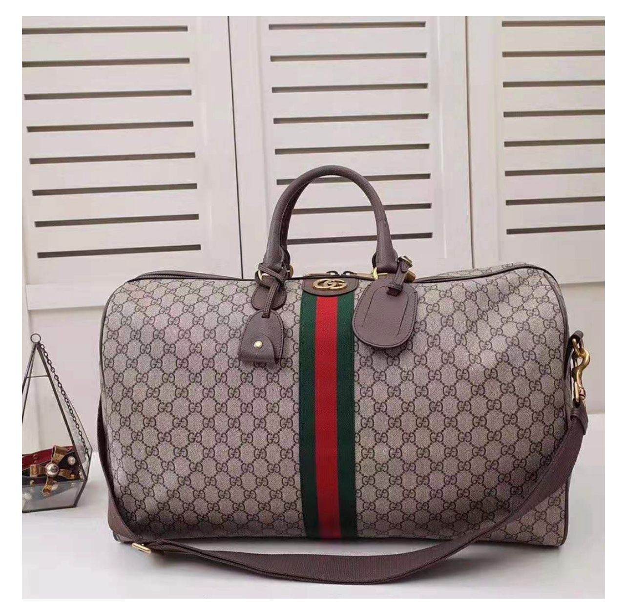 Gucci Ophidia GG Unisex Large Carry-on Duffle Bag