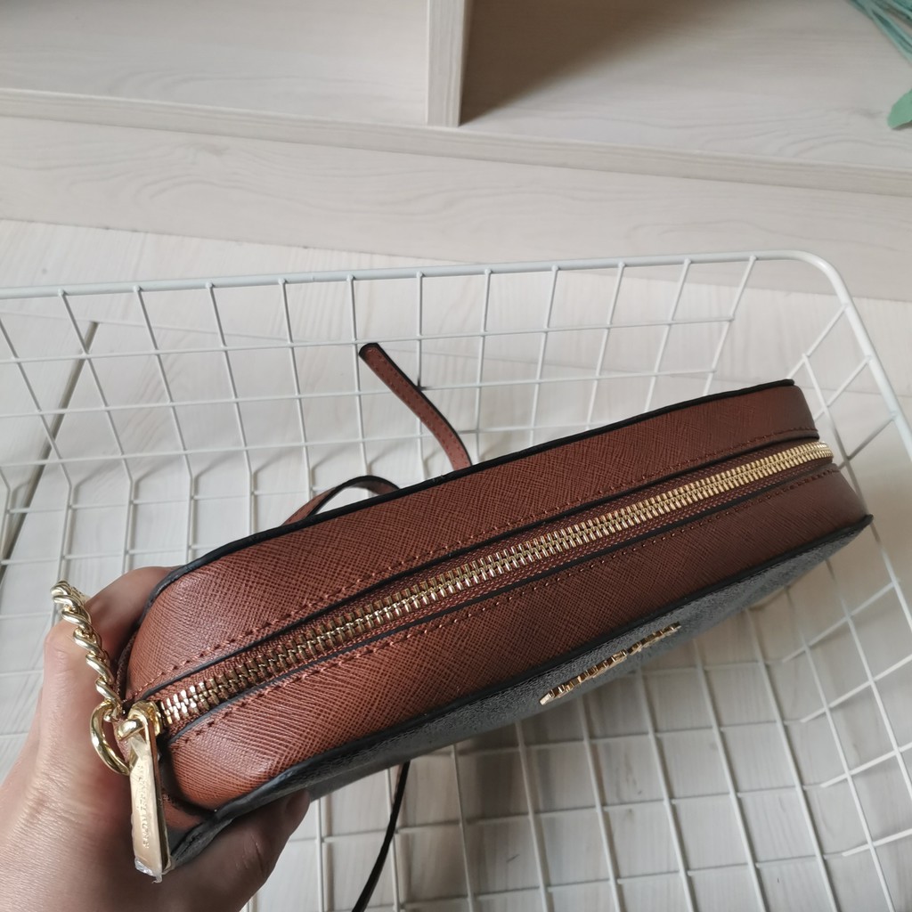 Michael Kors Jet Set Coffee Camera Sling Bag (With Box)