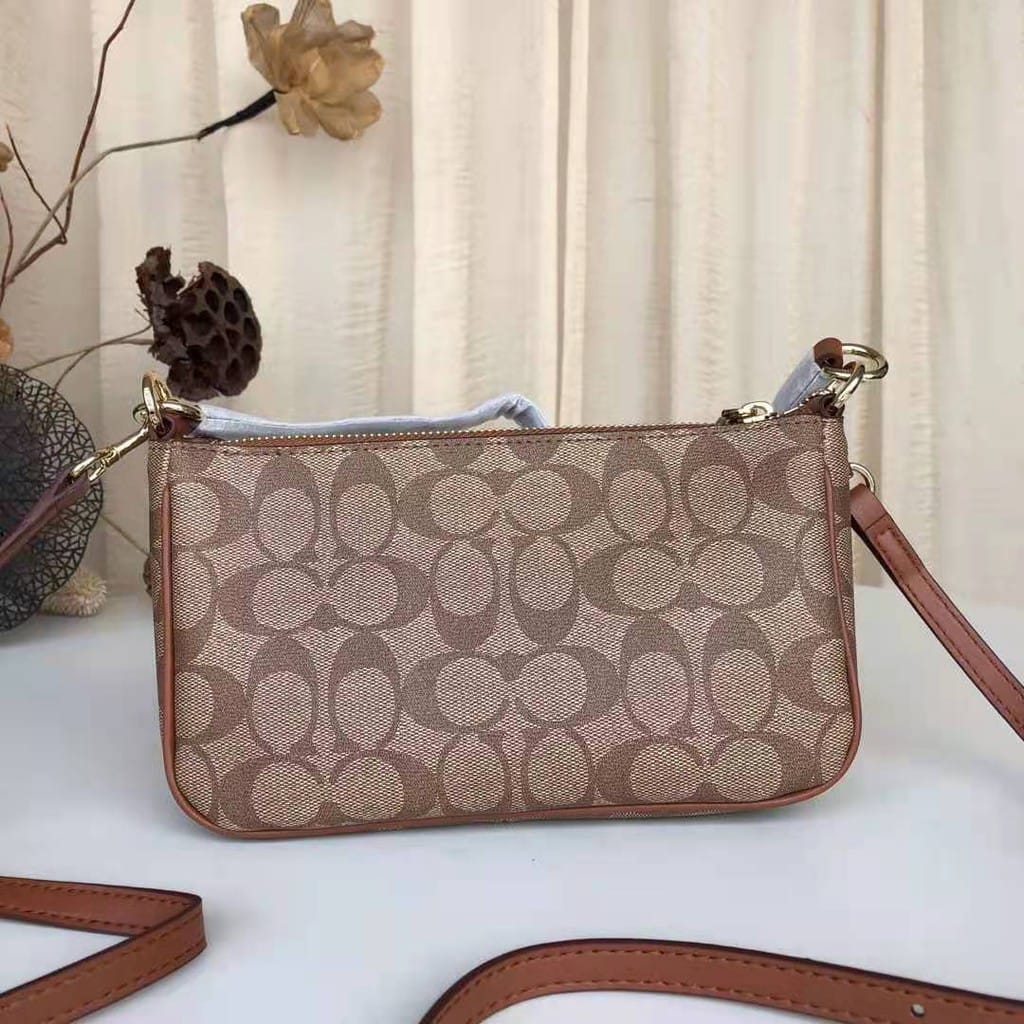 Coach Apricot Tan Shoulder Bag (With Box)