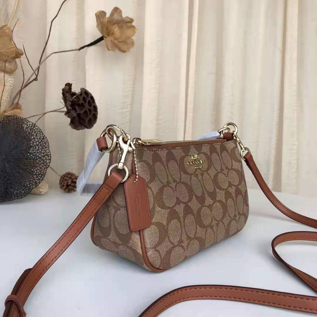 Coach Apricot Tan Shoulder Bag (With Box)