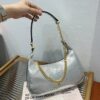 Michael kors Piper Metallic Silver Shoulder Bag (With Box)