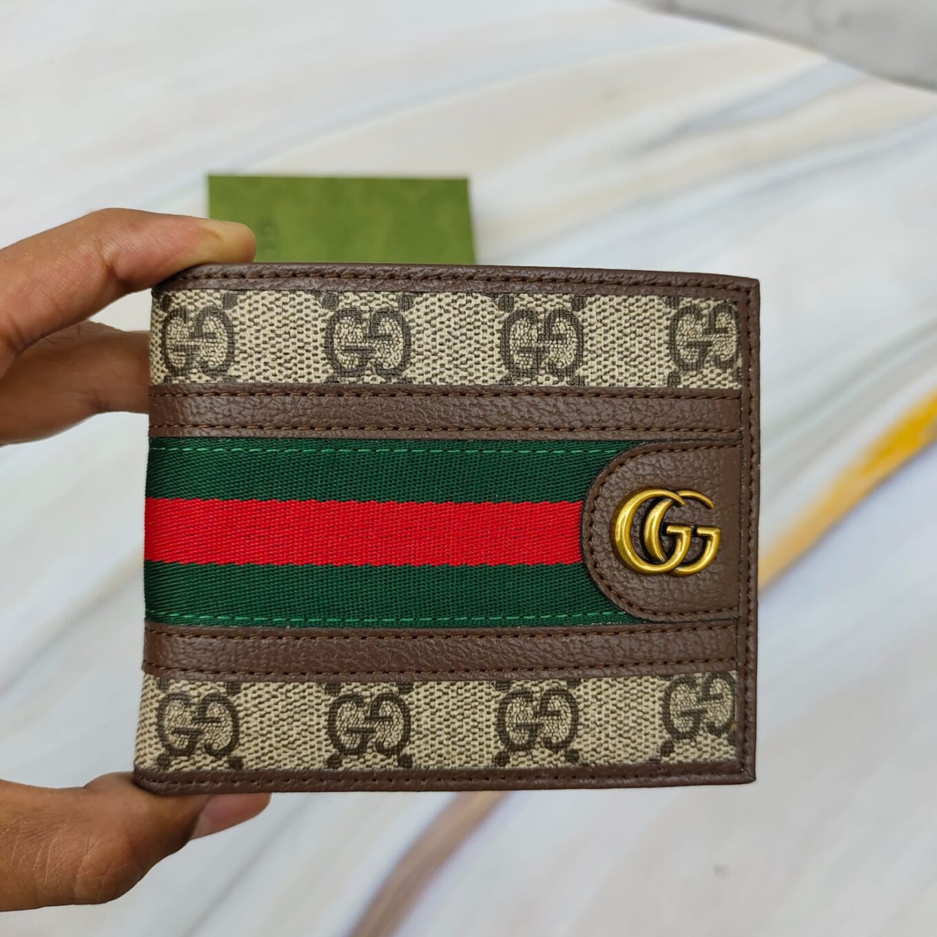 Gucci GG Ophidia Brown Men's Premium Wallet