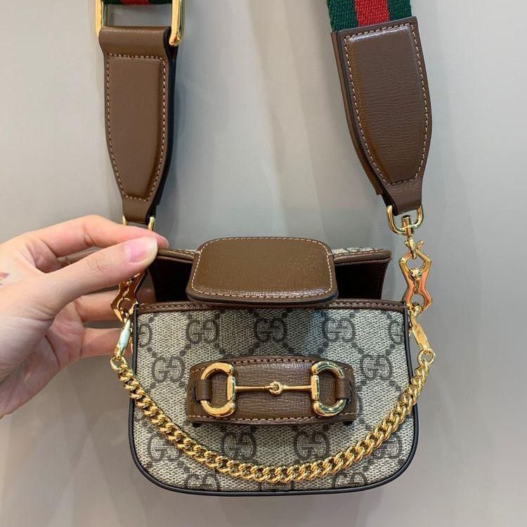 Gucci Horsebit Horsebit 1955 Premium Mini Sling Bag (With Box)
