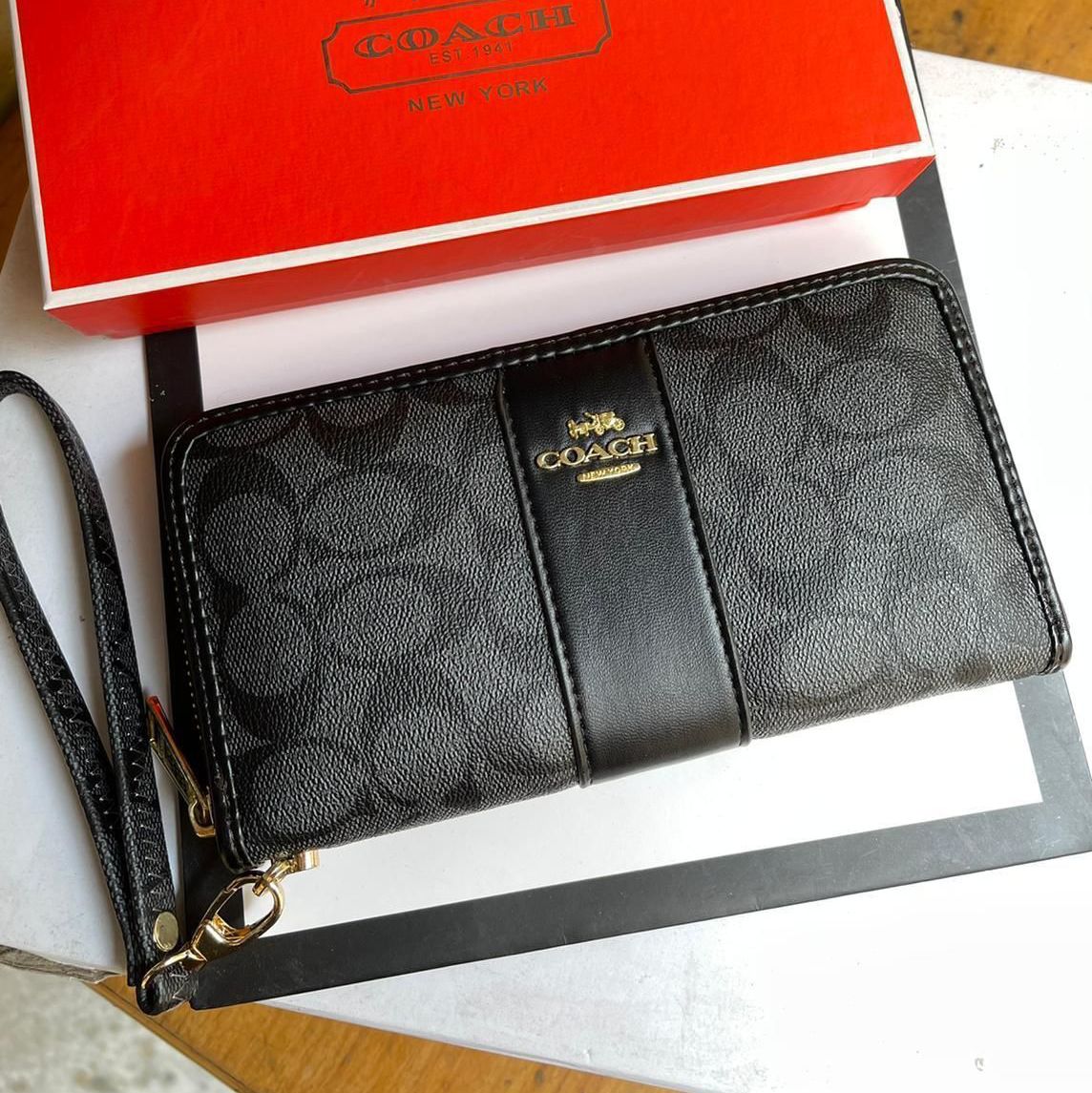 Coach Latest Edition Black Colour Wallet