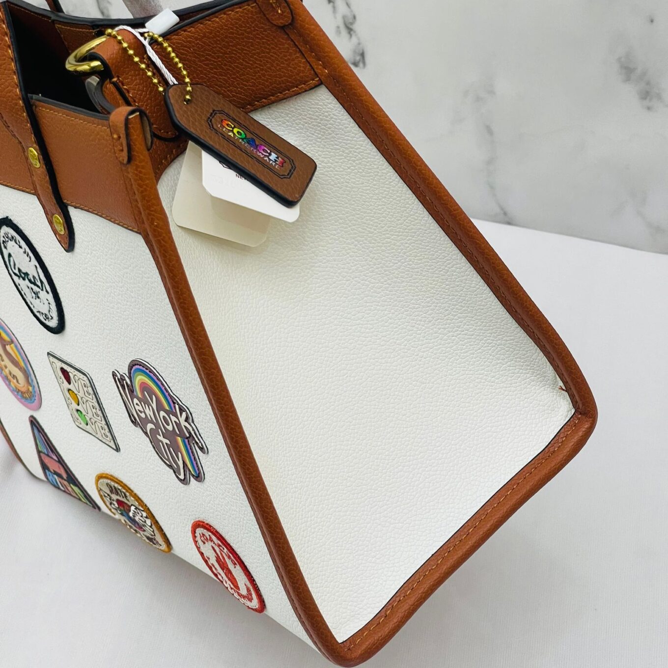 Coach Premium Quality Field Patch Tote (With Box)