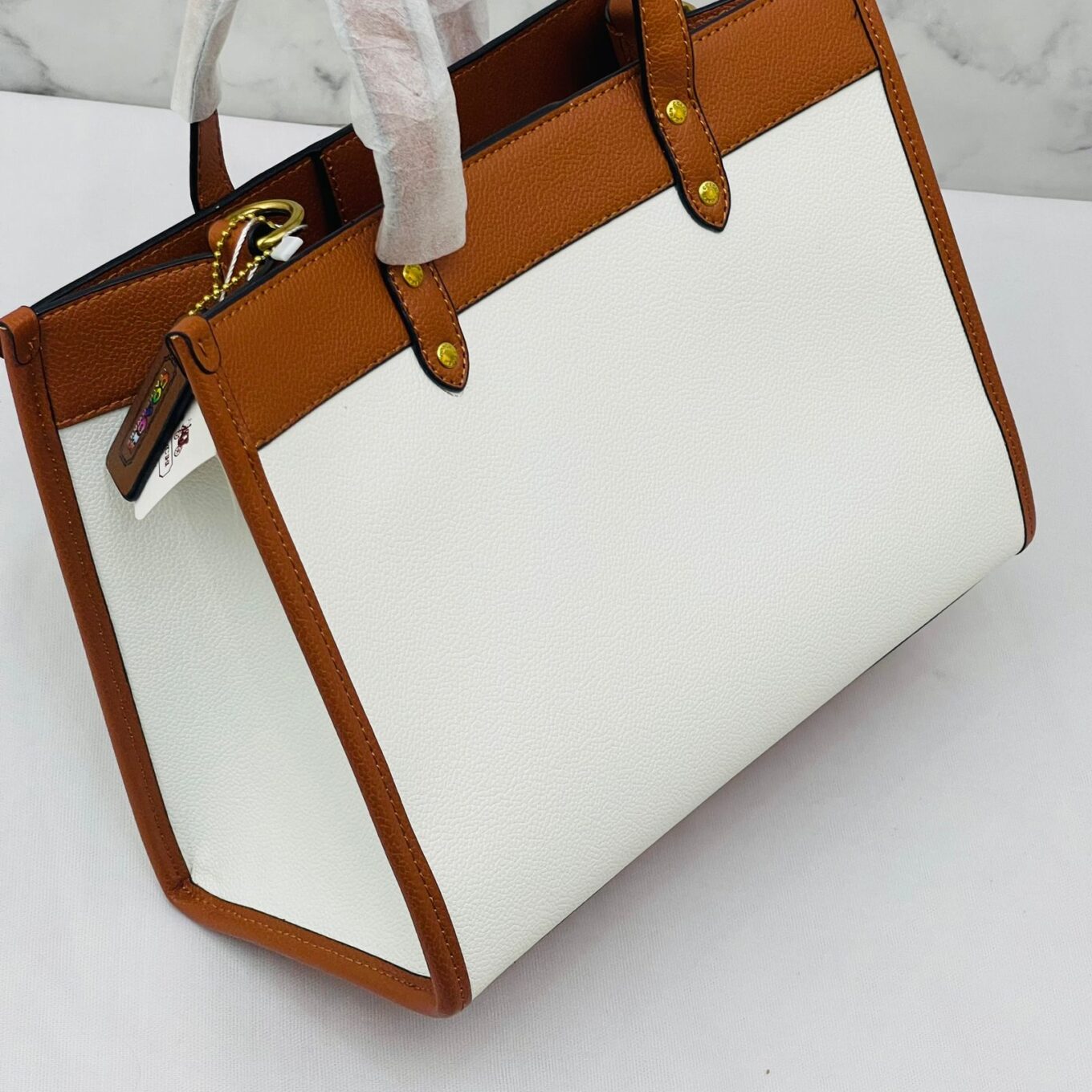 Coach Premium Quality Field Patch Tote (With Box)