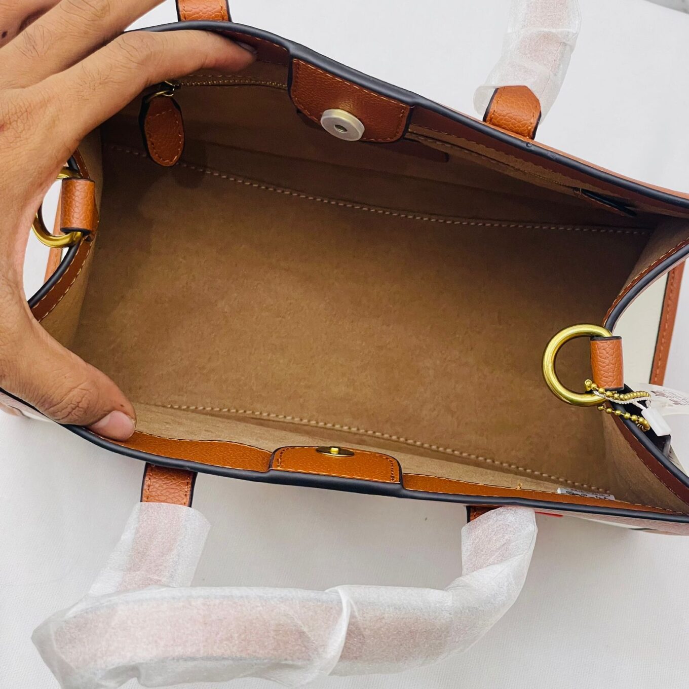 Coach Premium Quality Field Patch Tote (With Box)