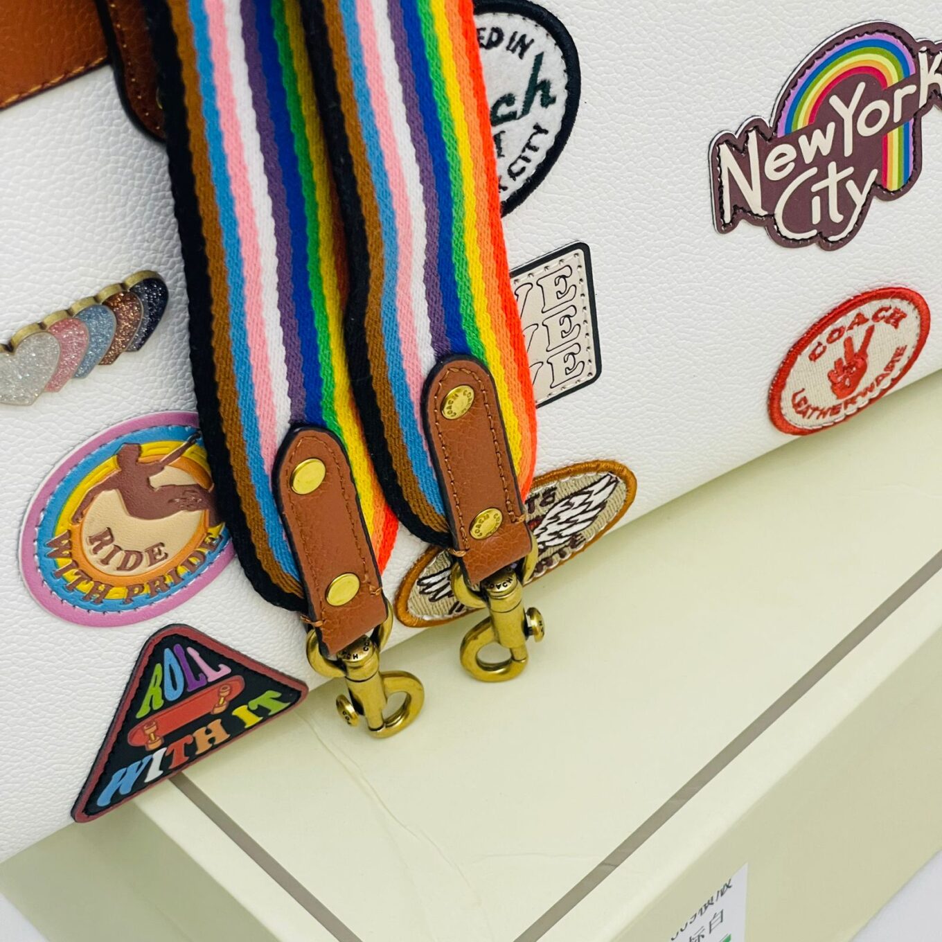 Coach Premium Quality Field Patch Tote (With Box)