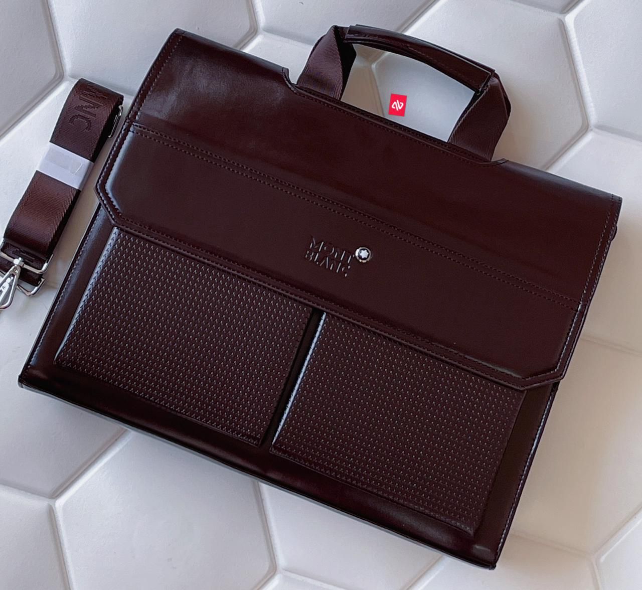 Montblanc Coffee Laptop Bag