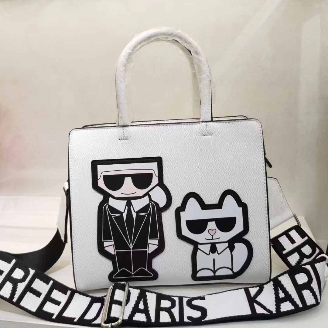 WhatsApp Image 2023-09-21 at 11.21.33 Karl Lagerfeld Maybelle White Satchel Handbag