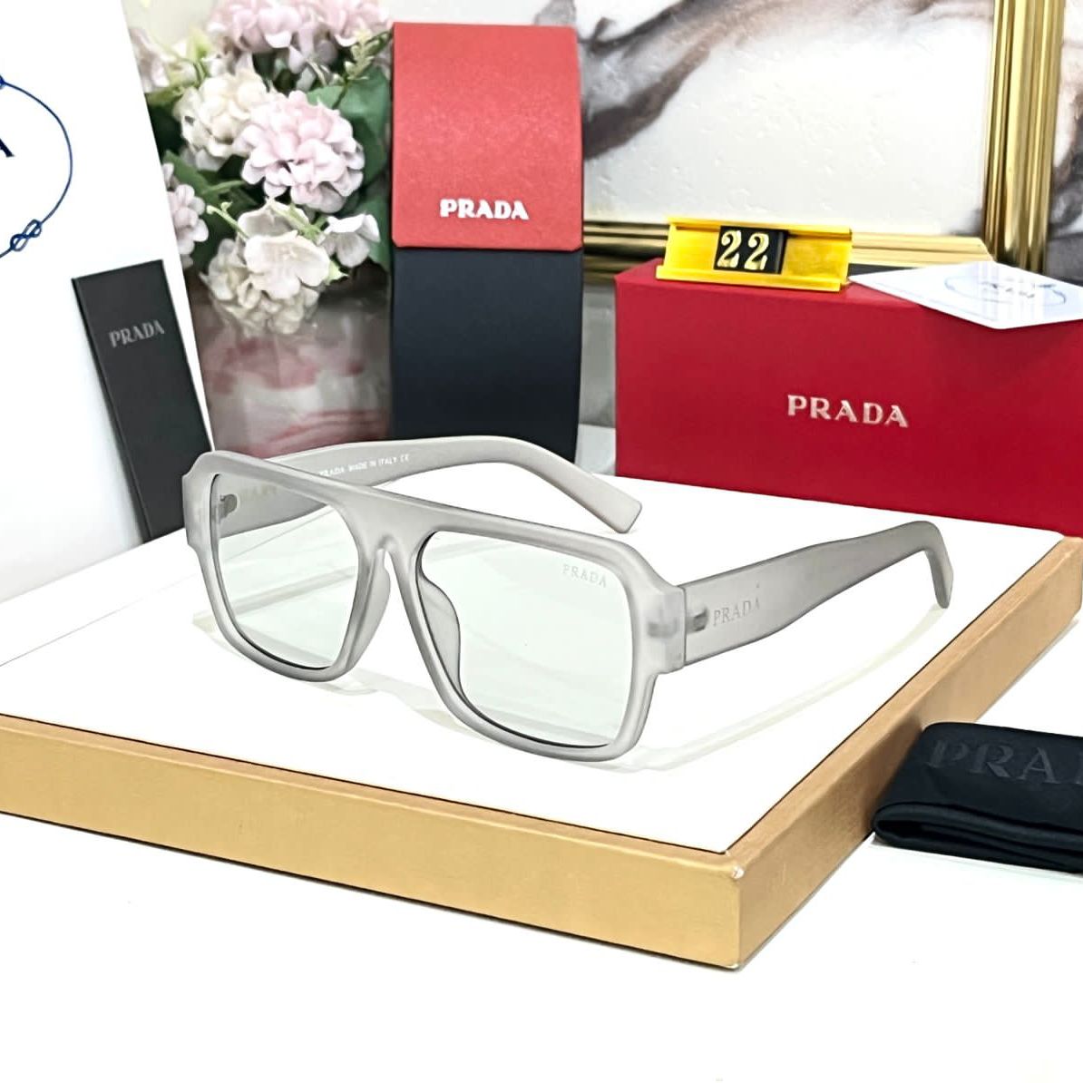 Prada Wayfarer Unisex Sunglass