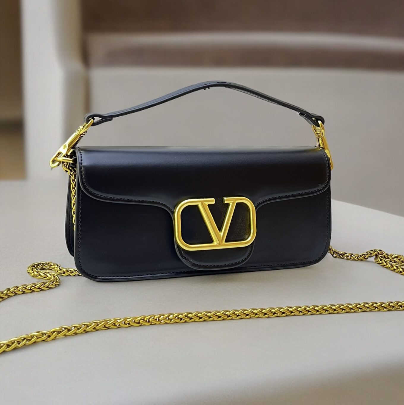 Photoroom_20240410_221408 Valentino Loco Black Shoulder Bag With Box