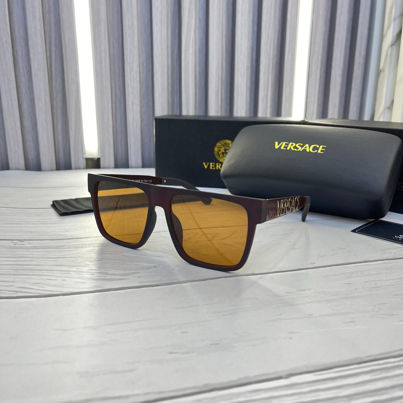 Versace Monogram Wayfarer Sunglass  For Men