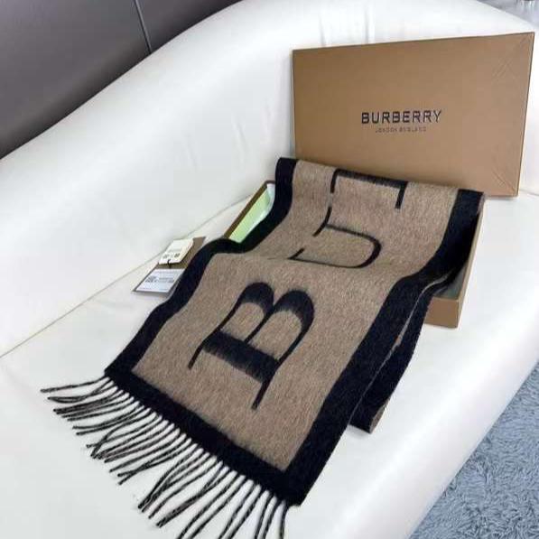 Burberry Khaki Warm Unisex Muffler