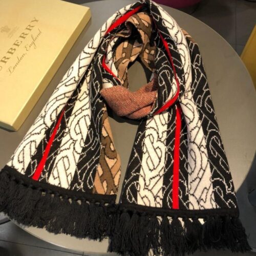 Burberry TB Monogram Unisex Warm Muffle