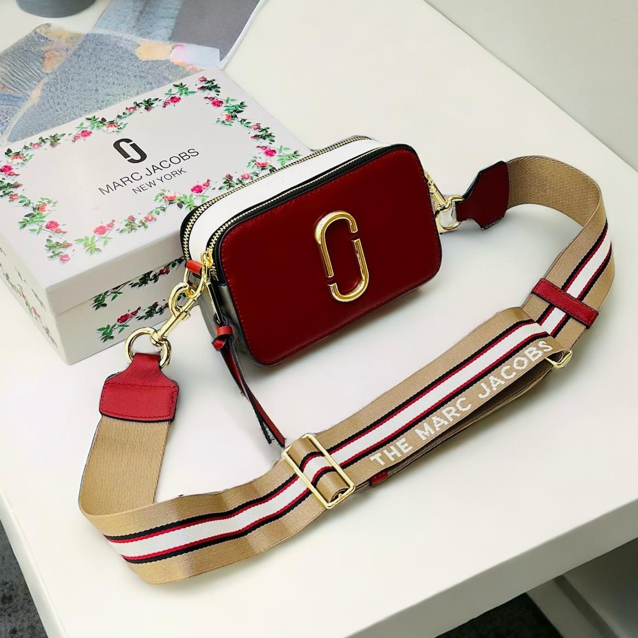 WhatsApp Image 2024-02-03 at 17.01.06_8e350efd Marc Jacob Maroon The Camera Bag (With Box)