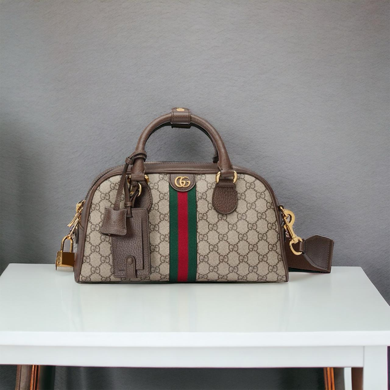 Gucci Ophidia Bowling Bag (With Box)