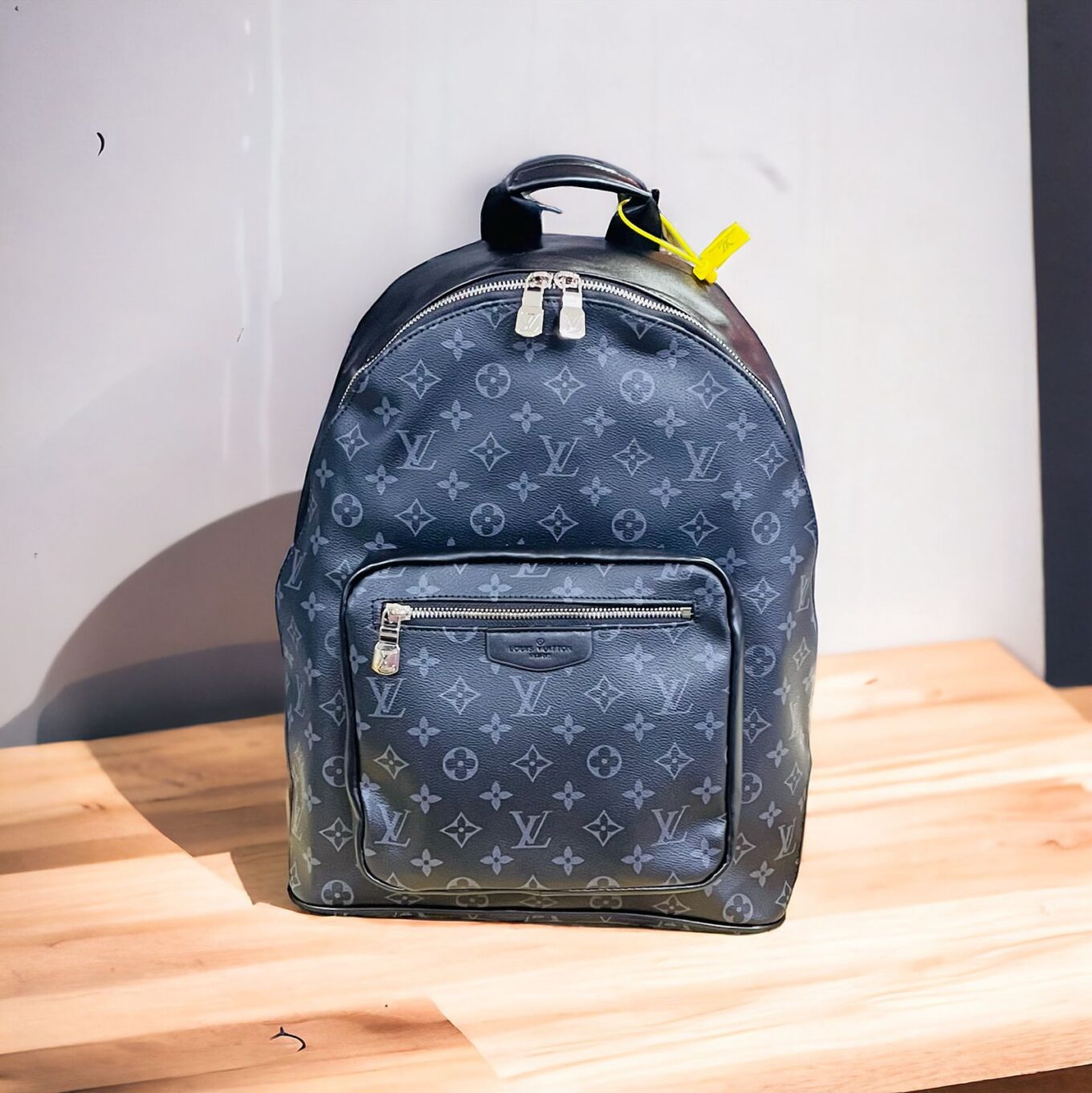 Louis Vuitton Black Monogram Unisex Backpack