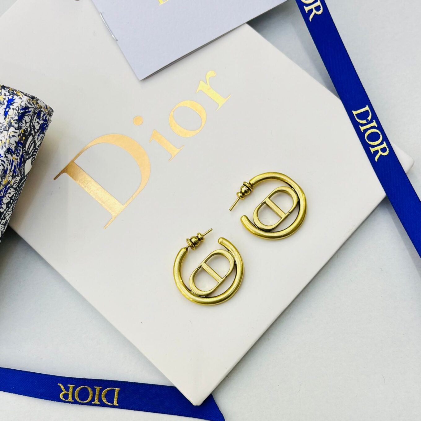 Dior CD Round Earring