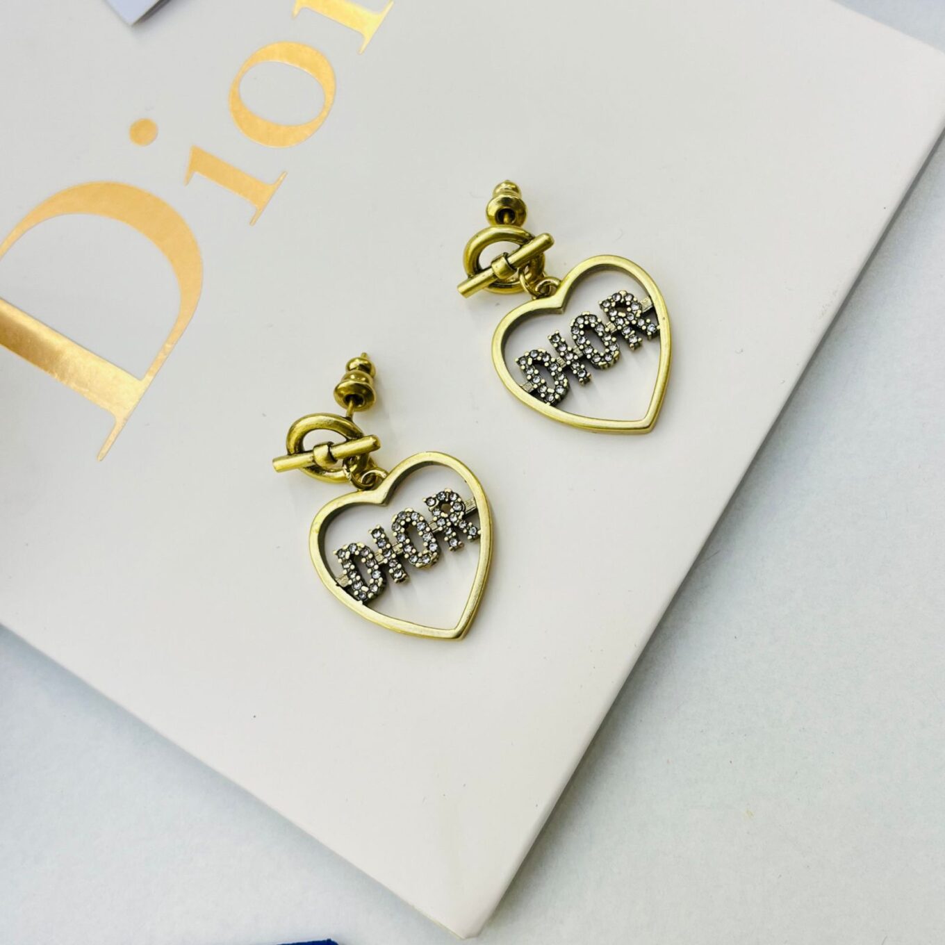 Christian Dior Heart Studded Earring