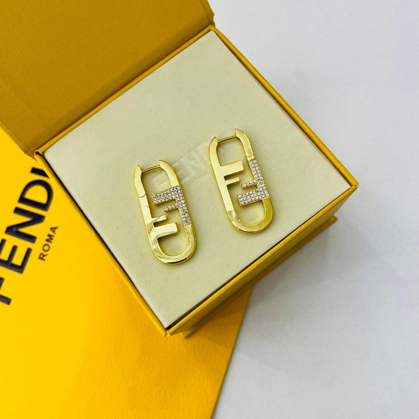 Fendi FF Studded Earring