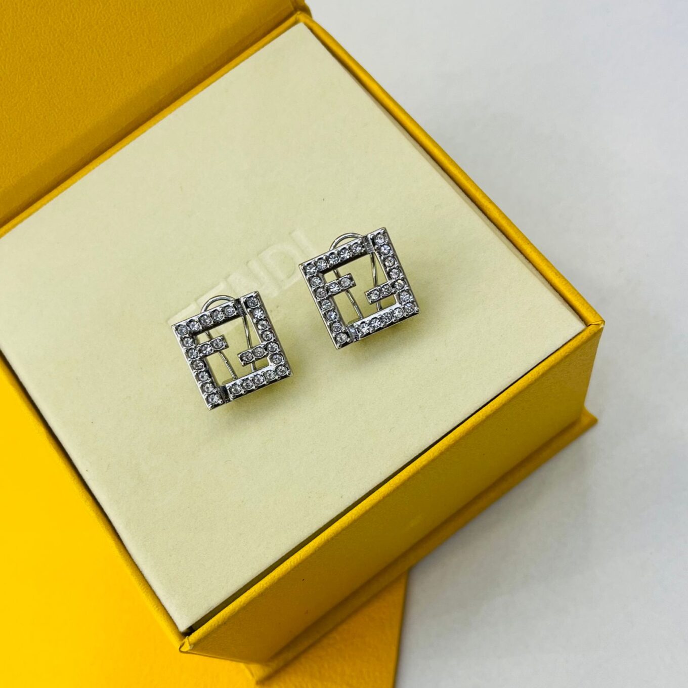 Fendi FF Silver Earring