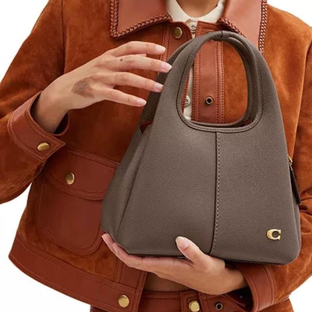 WhatsApp Image 2024-06-17 at 6.44.39 PM Coach Lana Khaki Color Shoulder Bag (With Box)