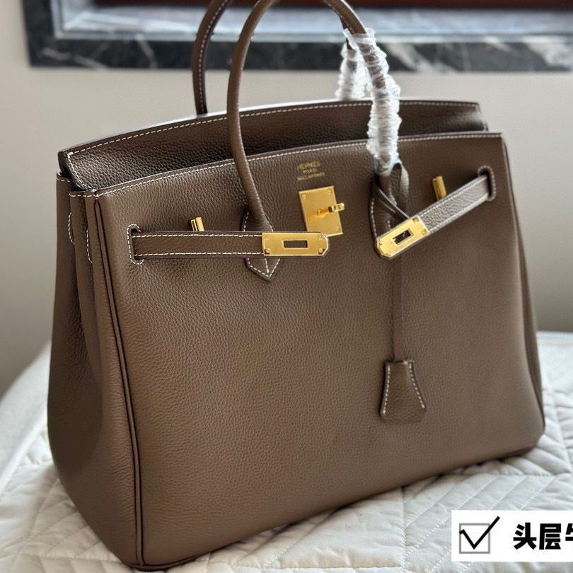 Hermes Birkin 35 cm Royal Khaki Premium Handbag (With Double Box)