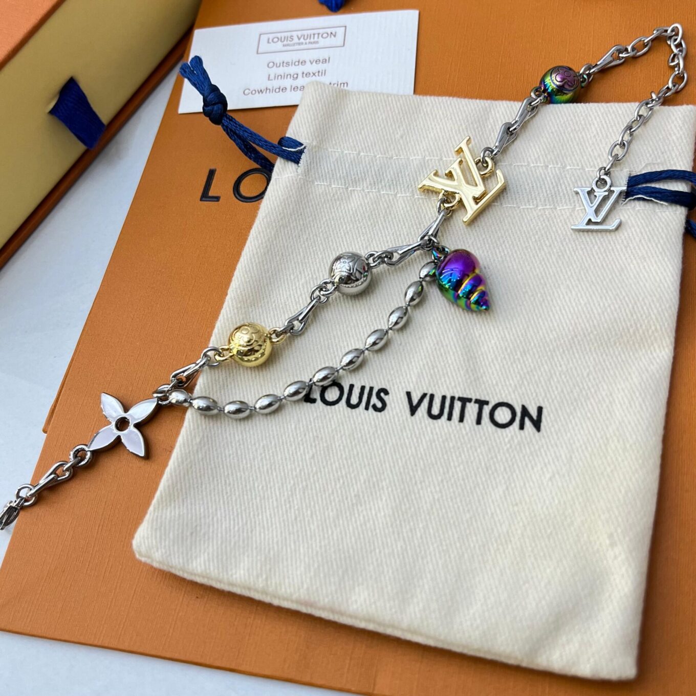 Louis Vuitton Shell Silver Bracelet