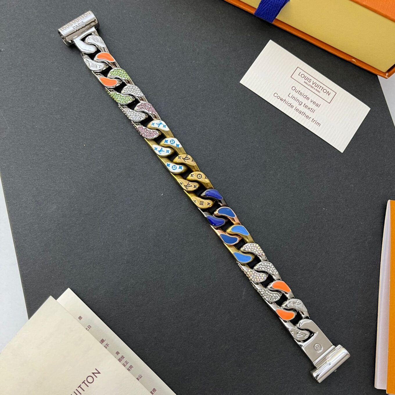 Louis Vuitton Chain Link Multicolor Bracelet