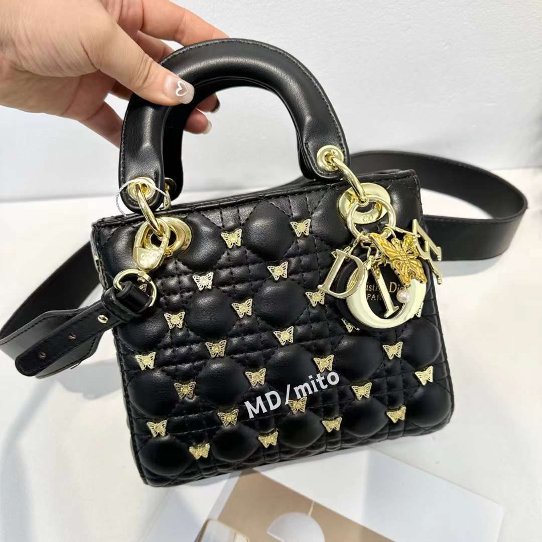 WhatsApp Image 2024-07-26 at 1.42.22 AM Christian Dior Black My ABCDior Lady Dior Handbag (With Box)