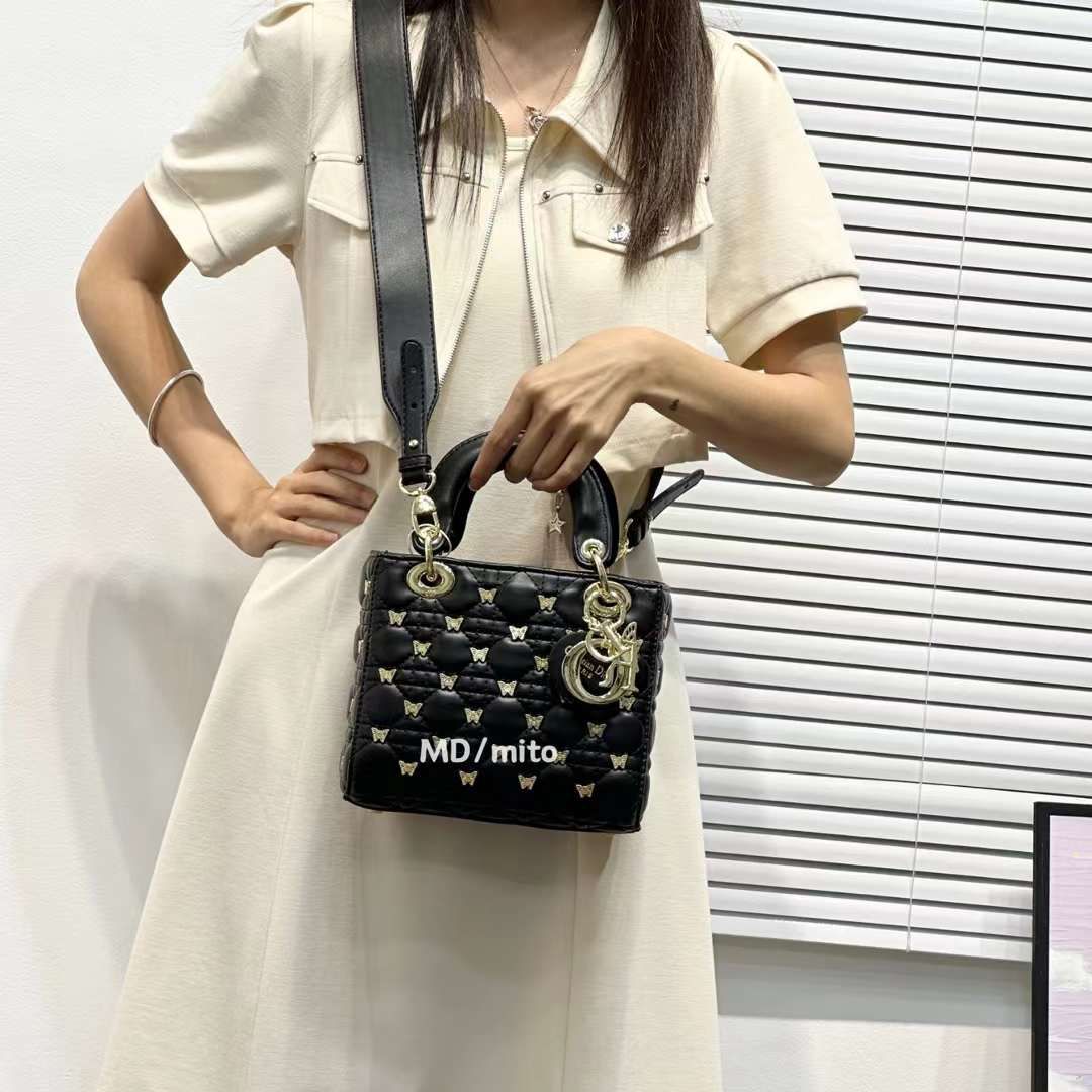 WhatsApp Image 2024-07-26 at 1.42.40 AM Christian Dior Black My ABCDior Lady Dior Handbag (With Box)