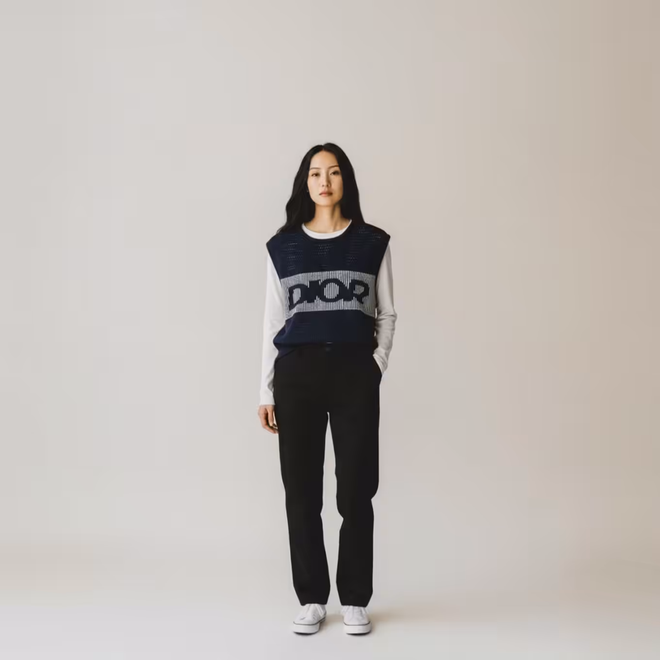 Dior Knitted Blue Sleeveless Sweater