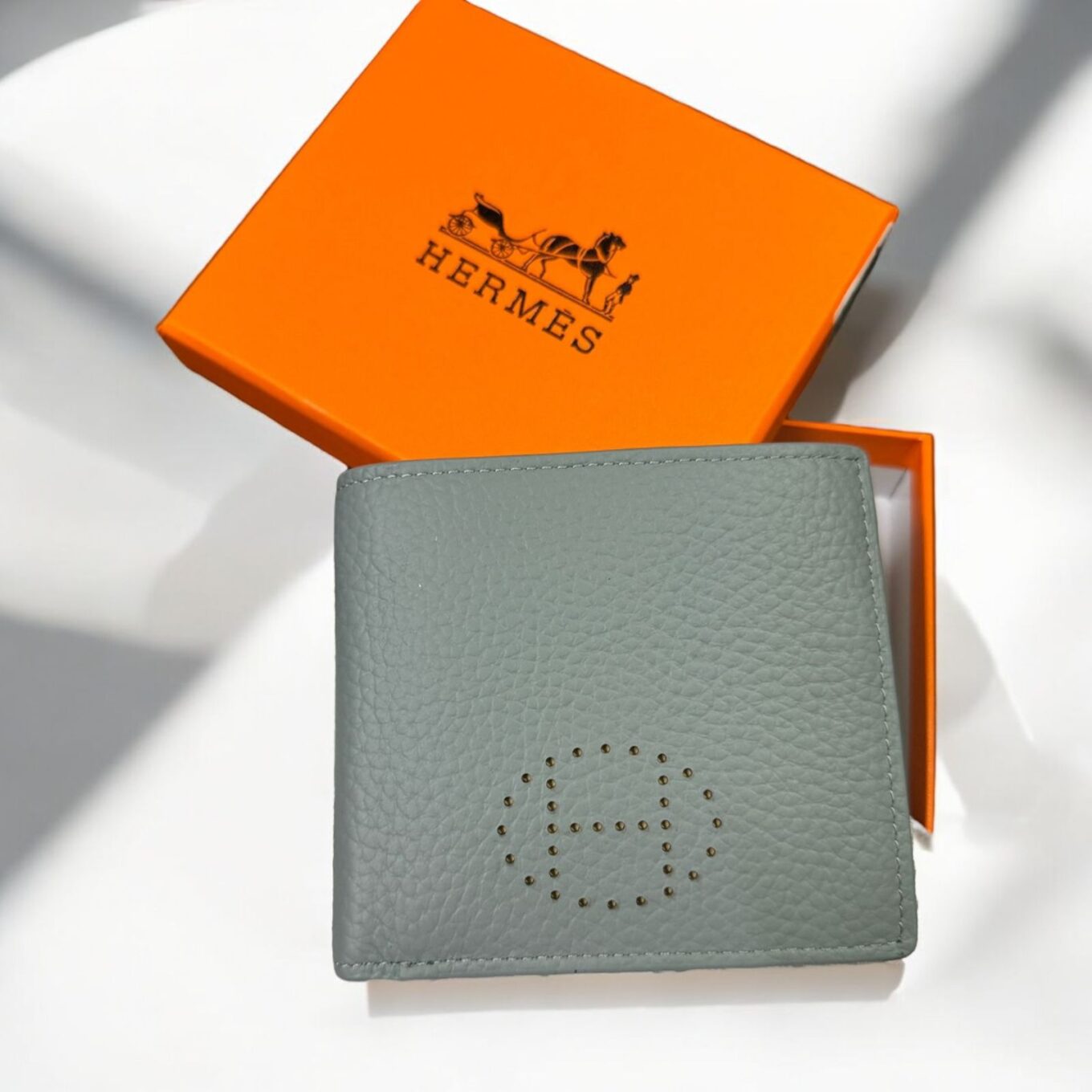 Hermes Greyish Evelyn Premium Men’s Wallet