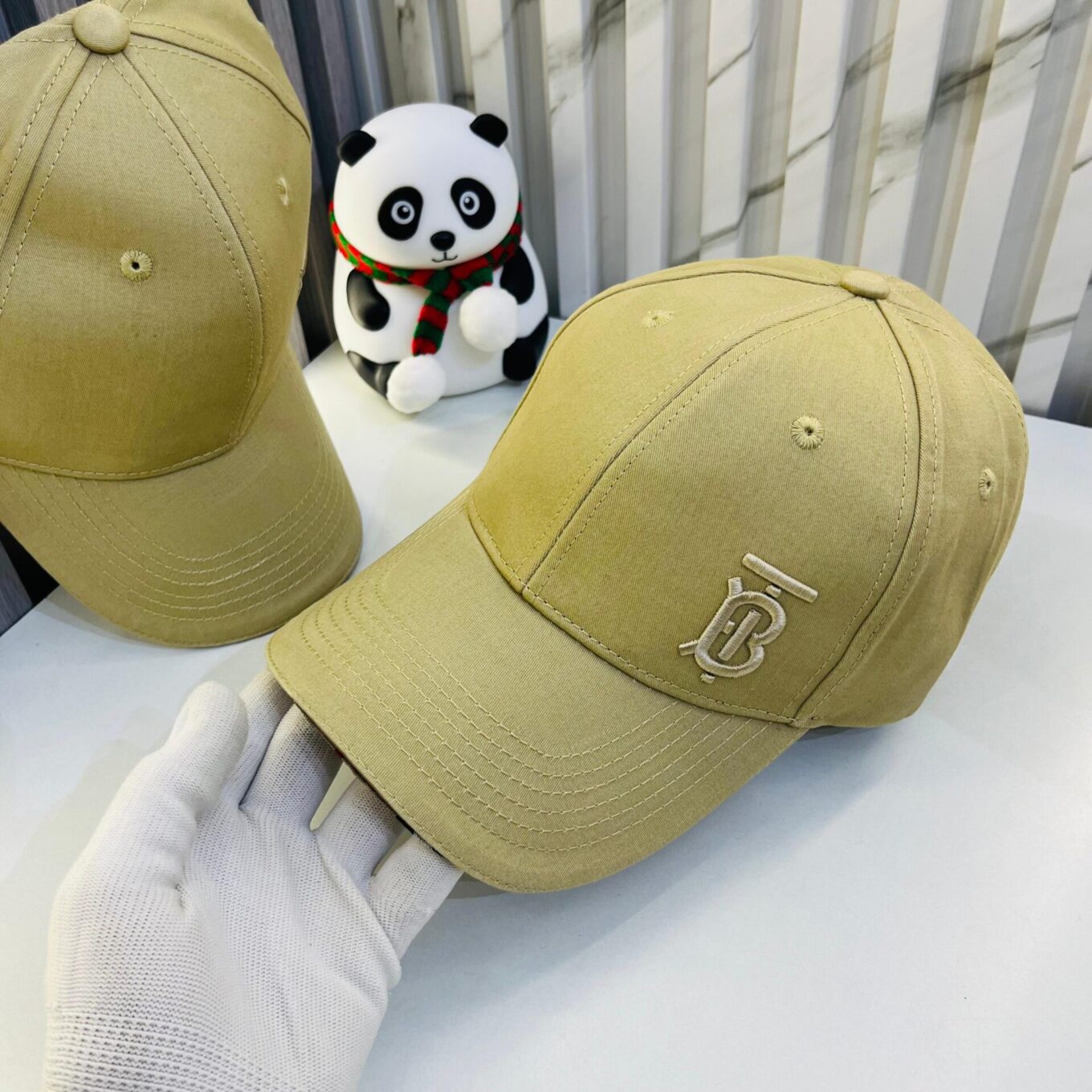Burberry Khaki TB Baseball Cap