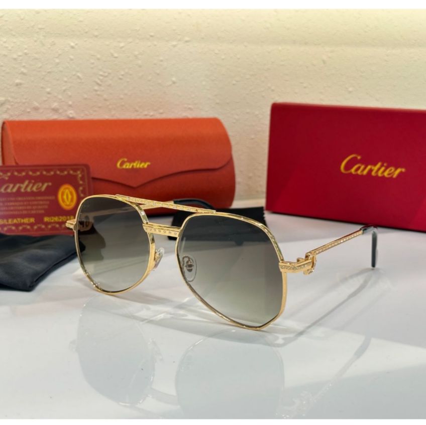 Cartier Tinted Unisex Premium Sunglass