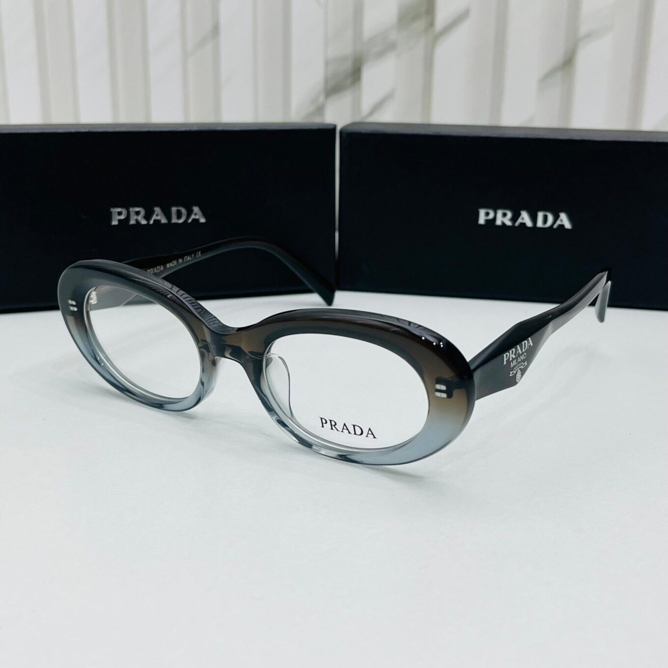 Prada Oval Shape Eyeglass For Women