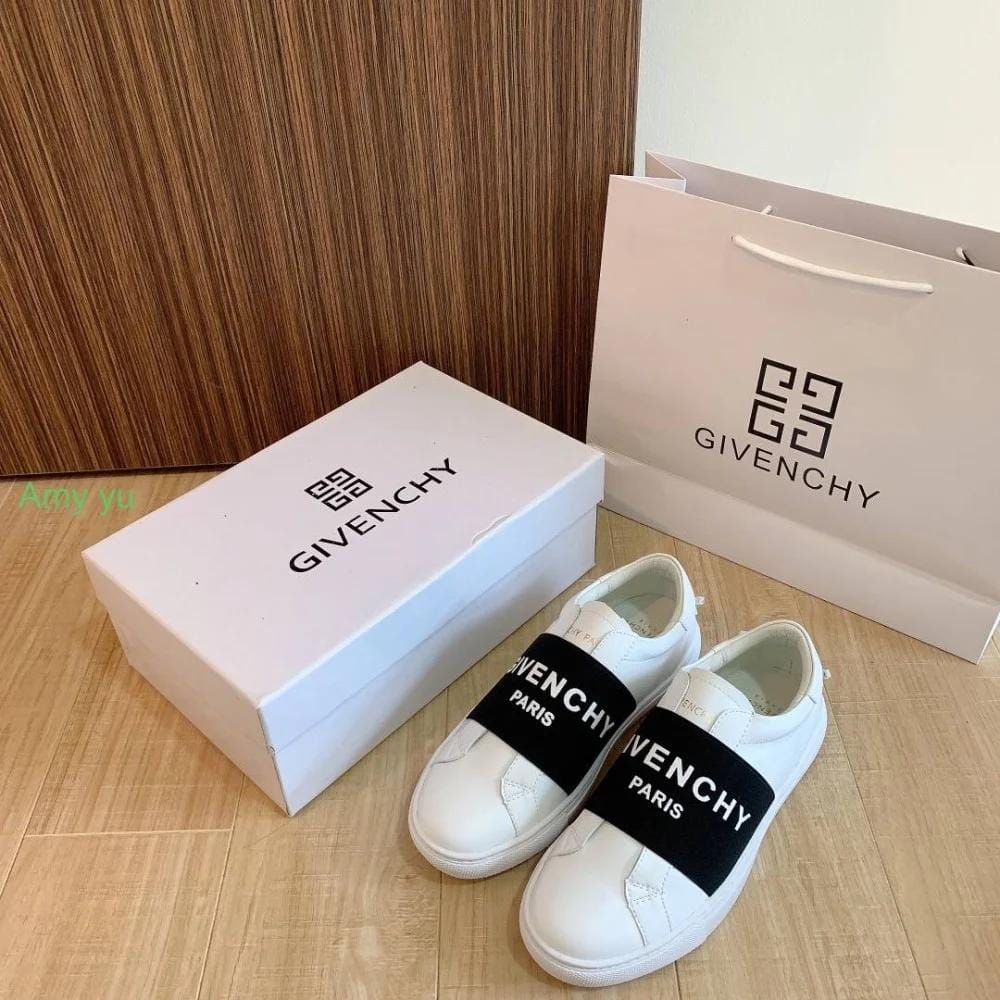 WhatsApp Image 2024-11-29 at 4.29.27 PM (1) Givenchy White Logo Slip on Shoes