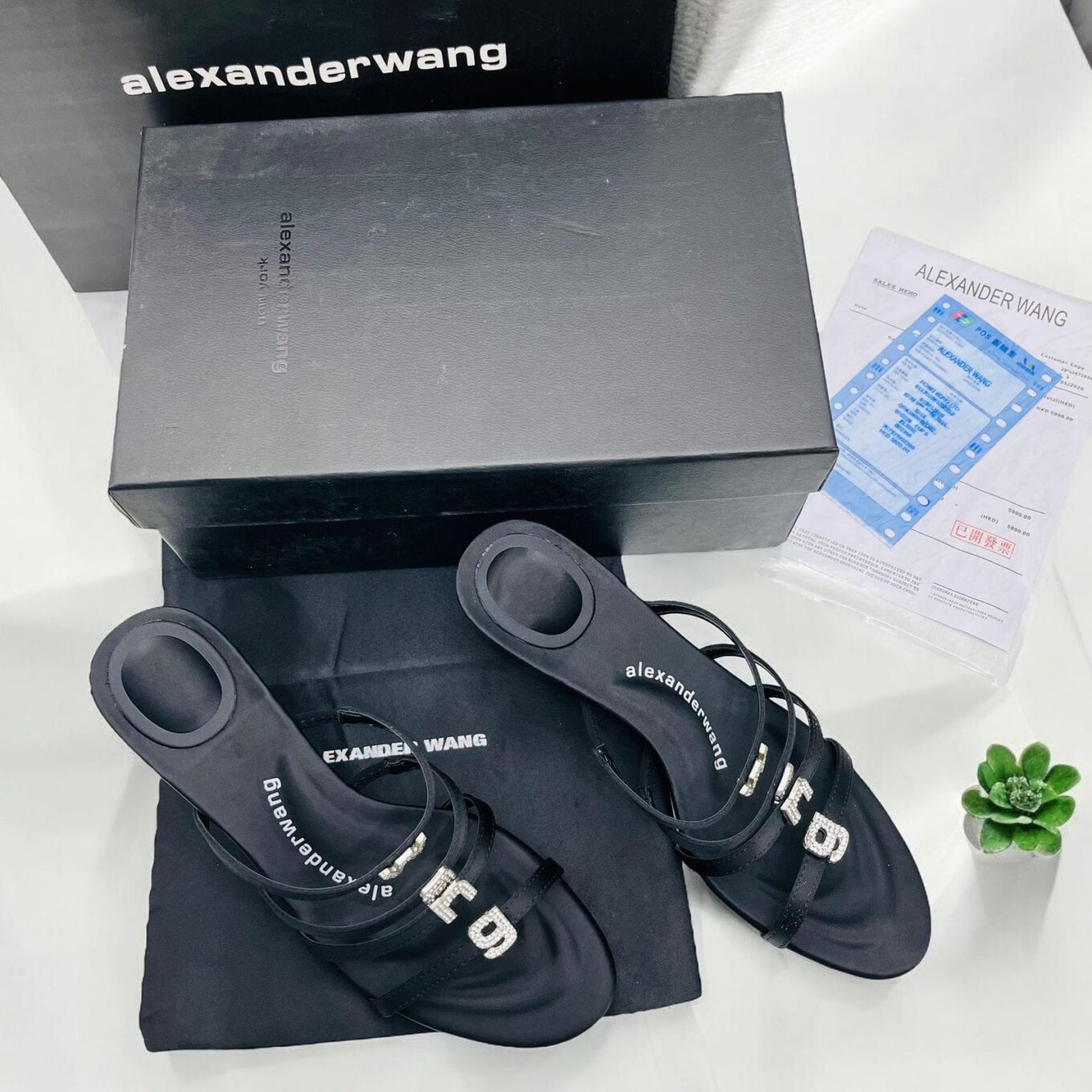 WhatsApp Image 2024-11-29 at 6.18.59 PM Alexander Wang Nala Logo Black Heel