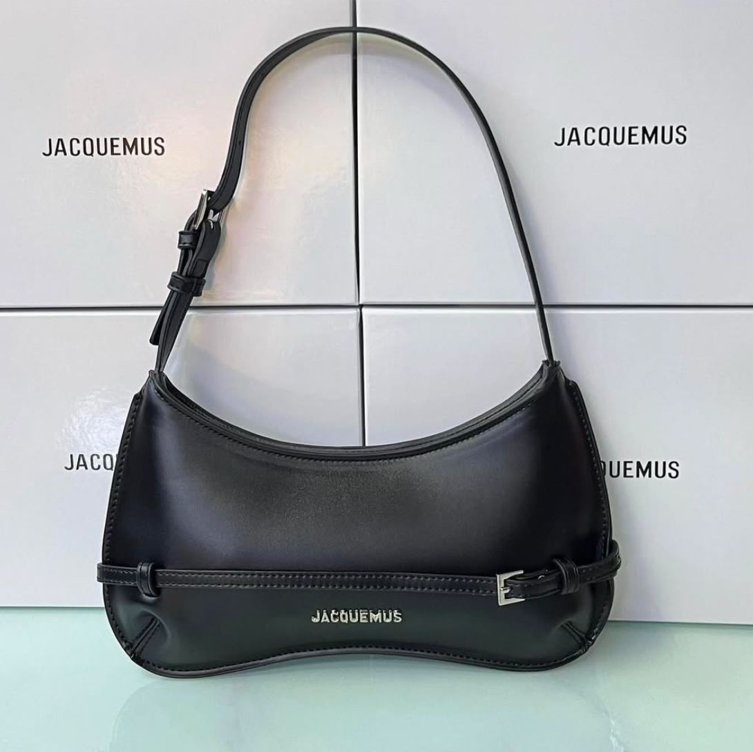 WhatsApp Image 2025-01-30 at 8.59.00 PM Jacquemus Le Bisoi Black Shoulder Bag (With Box)