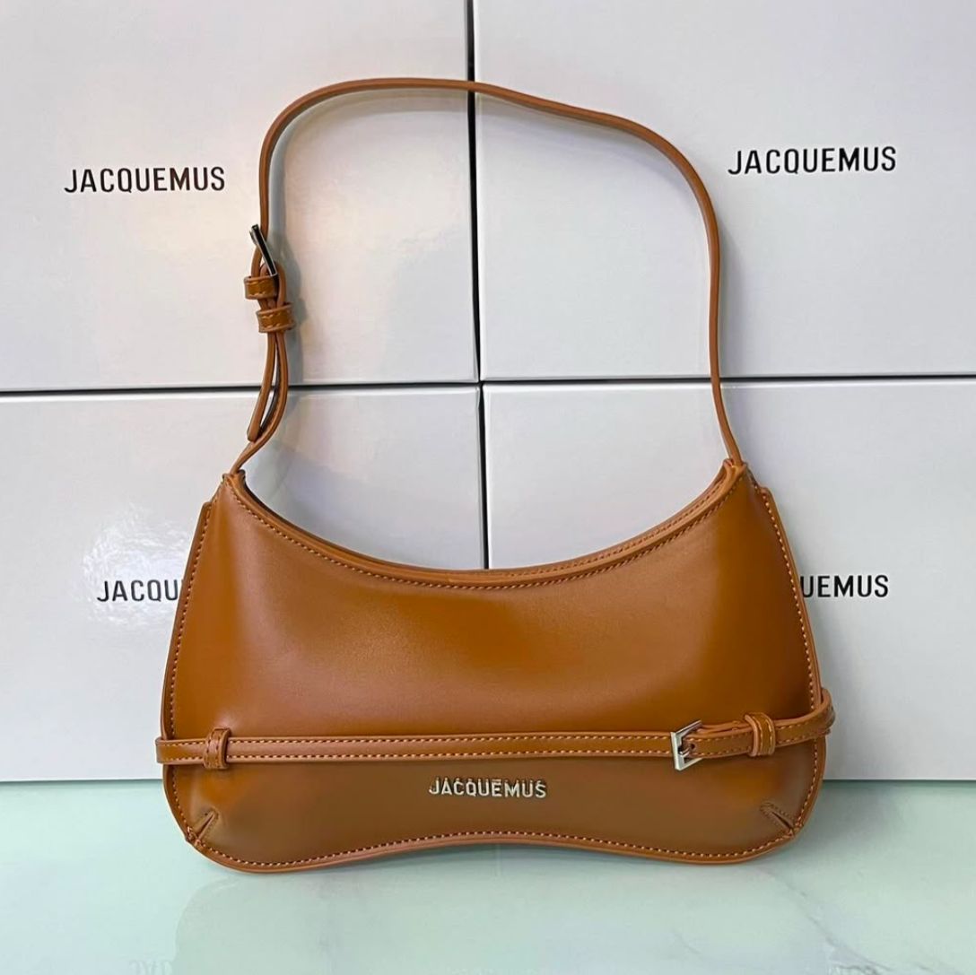 WhatsApp Image 2025-01-30 at 9.02.06 PM Jacquemus Le Bisoi Brown Shoulder Bag (With Box)