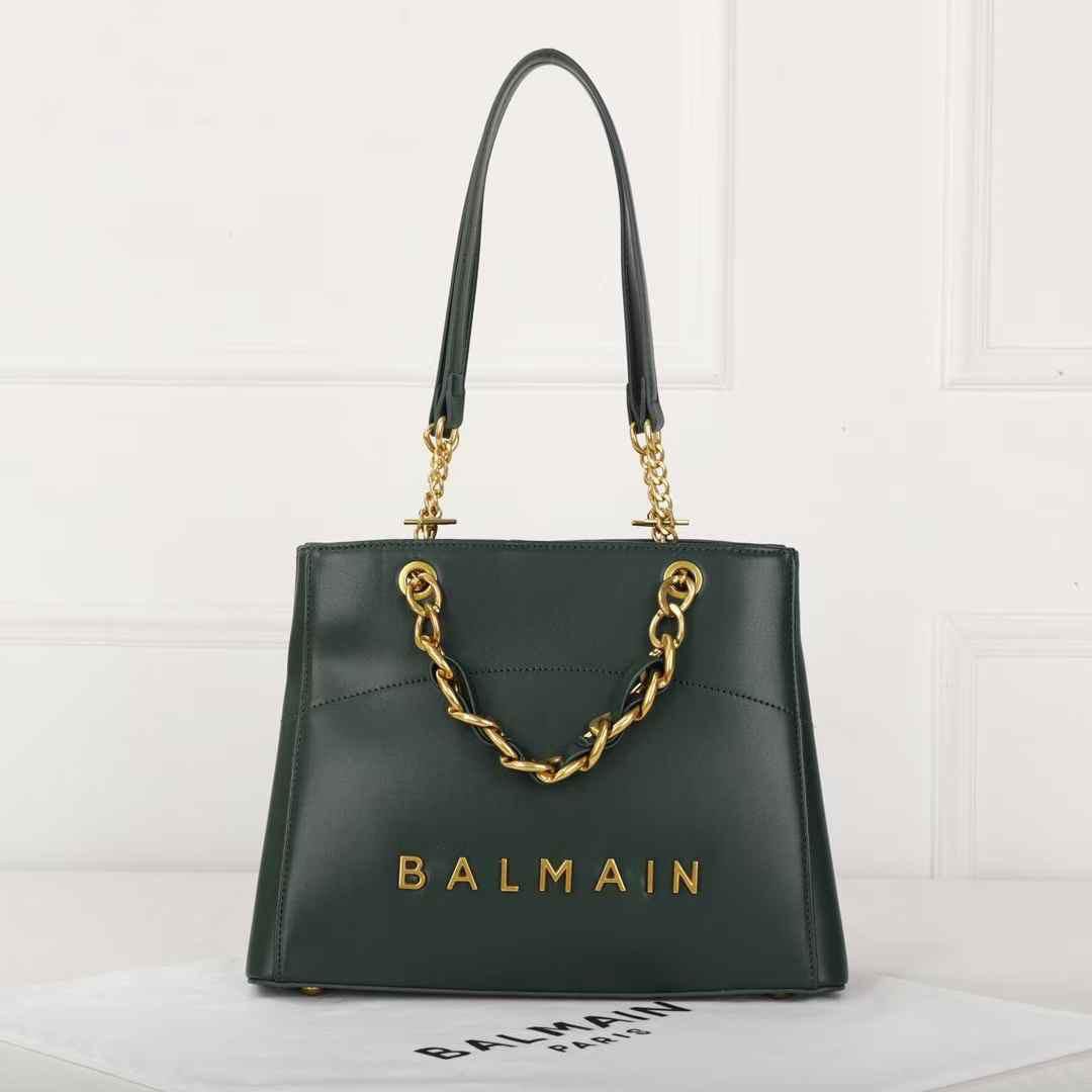 WhatsApp Image 2025-01-31 at 2.45.56 PM Balmain 1945 Green Tote Bag