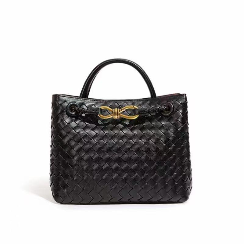 Bottega Veneta Andiamo Black Handbag