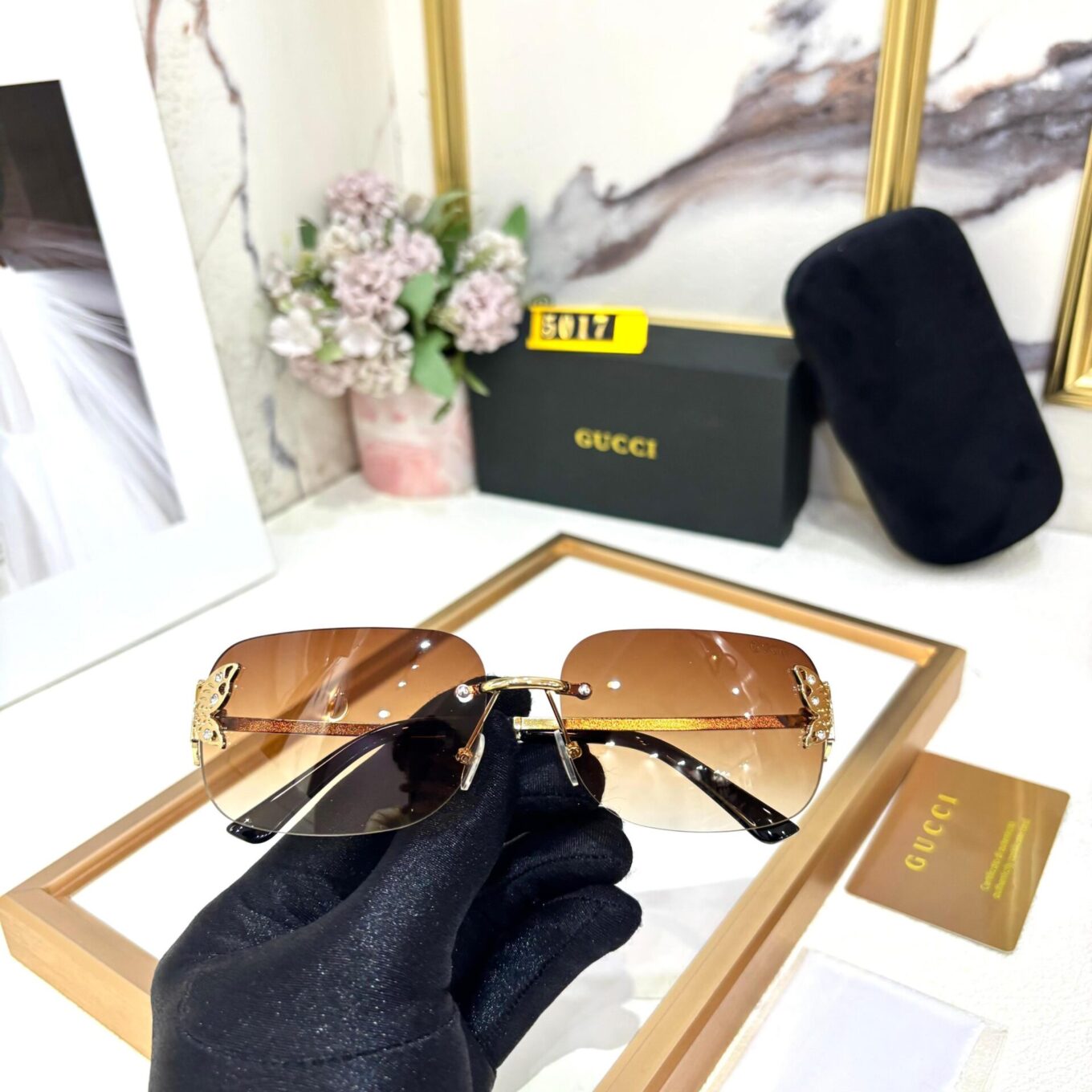 Gucci Butterfly Sunglass For Women