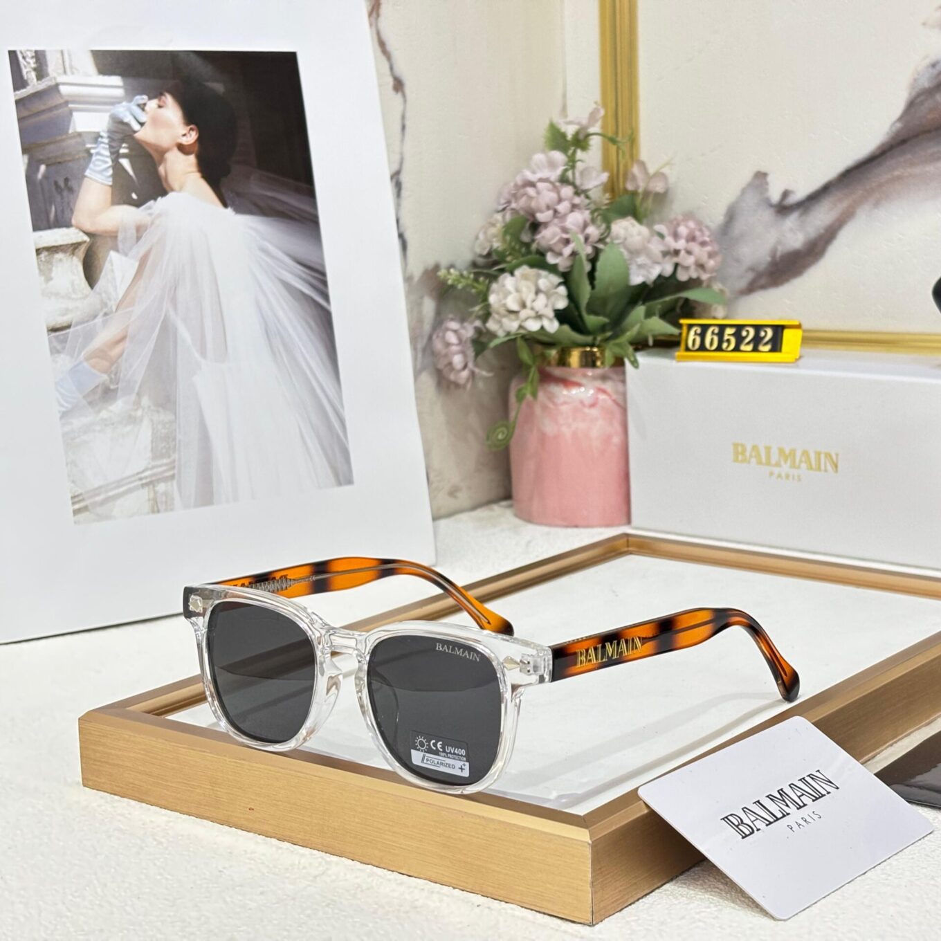 Balmain Polarized Wayfarer For Men